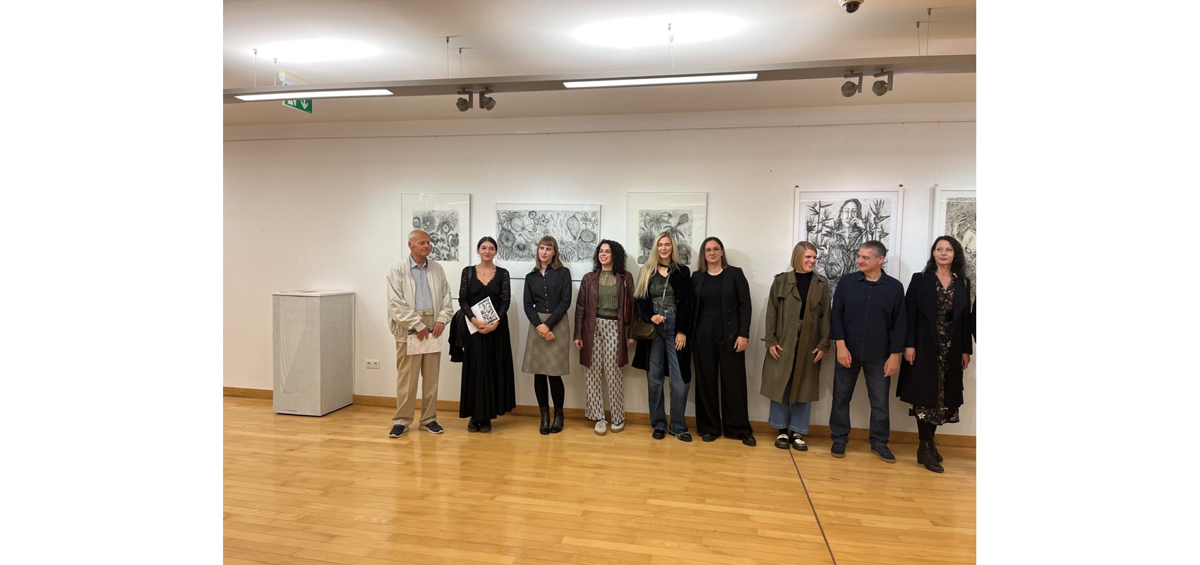Skupna izložba grafičkih radova pod nazivom „Refleksije matrice“  svečano otvorena u Sveučilišnoj galeriji